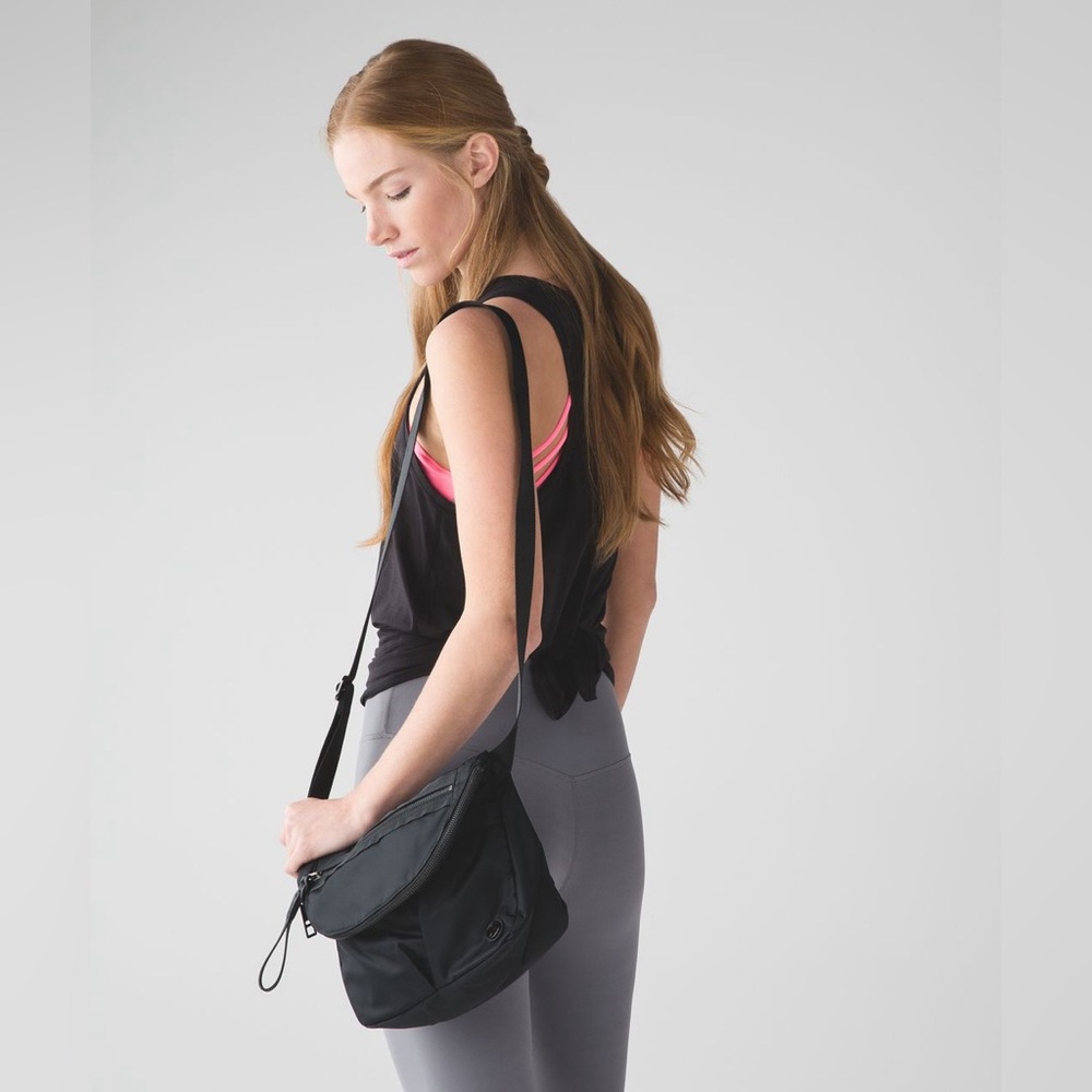 Lululemon Festival Bag II Black Crossbody Handbag